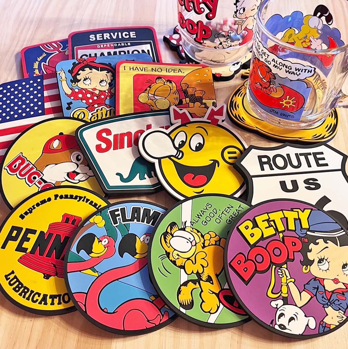 【ADVERTISING】 RUBBER COASTER/【アドバタイジング】 ラバーコースター