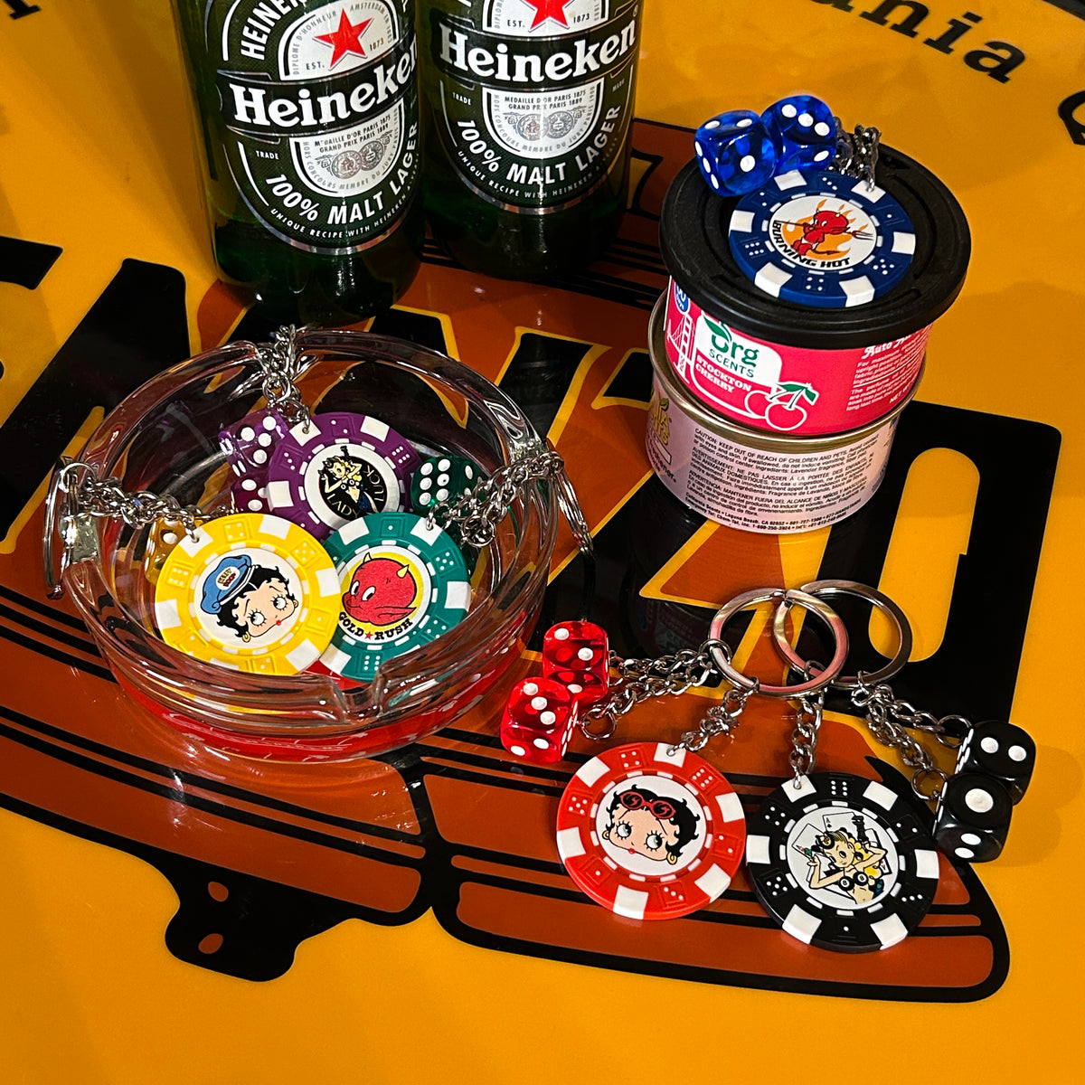 POKER CHIP KEYRING/ポーカーチップ キーリング