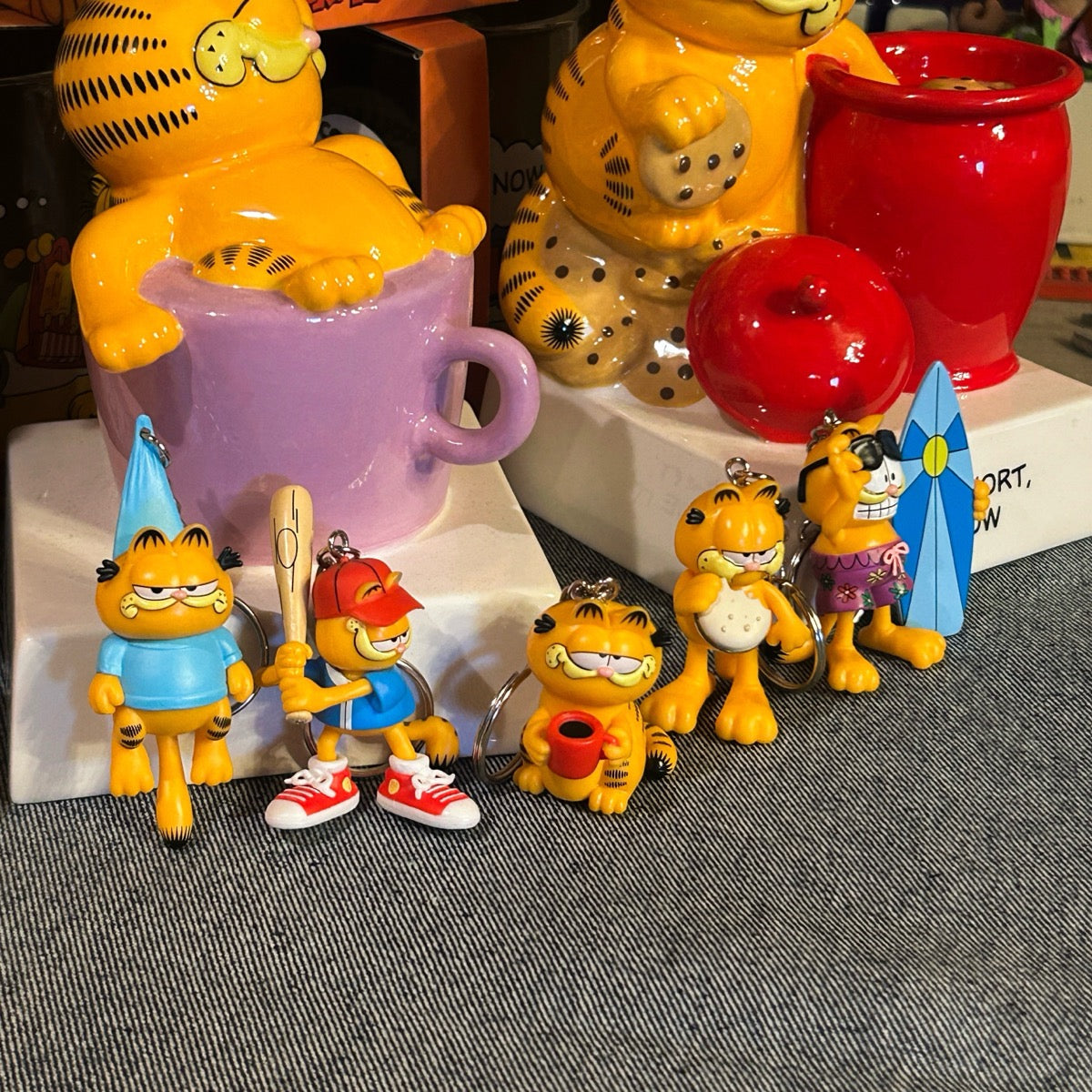 【GARFIELD】3D PVCキーリング/【ガーフィールド】 3D PVCキーリング