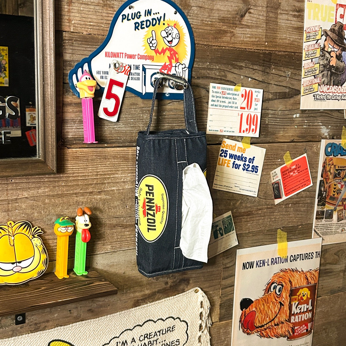 DENIM TISSUE COVER/ デニムティッシュカバー