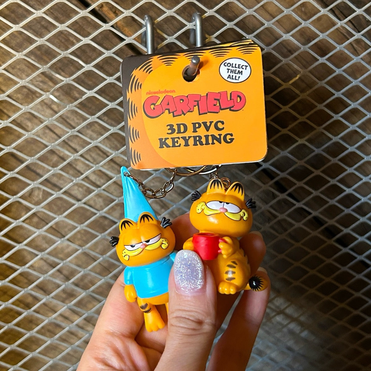 【GARFIELD】3D PVCキーリング/【ガーフィールド】 3D PVCキーリング