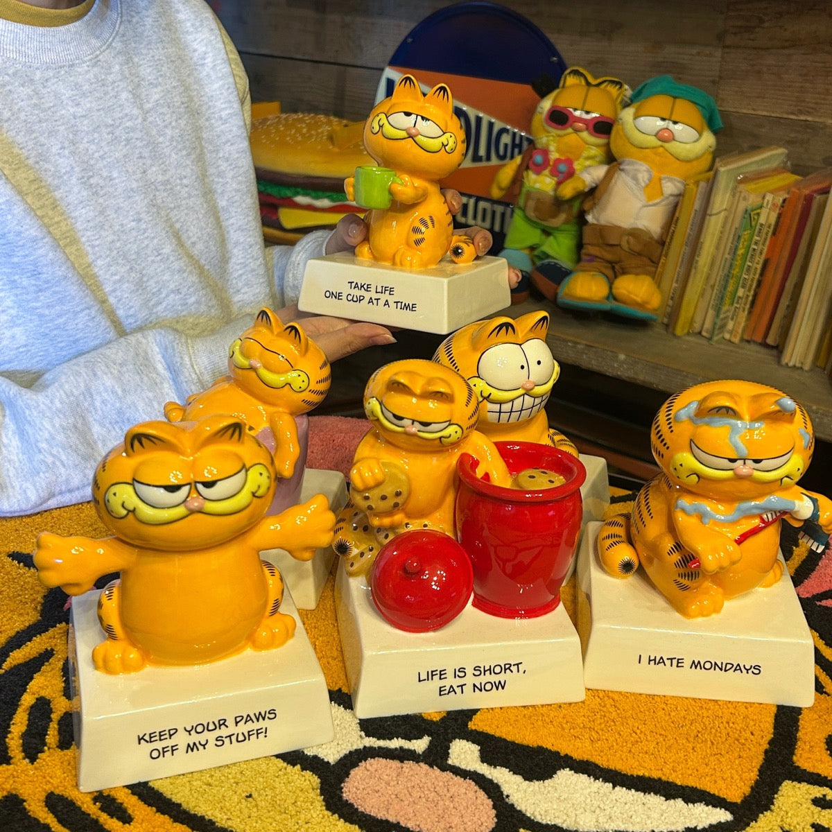 GARFIELD】 CERAMIC MESSAGE DOLL/【ガーフィールド】 セラミック
