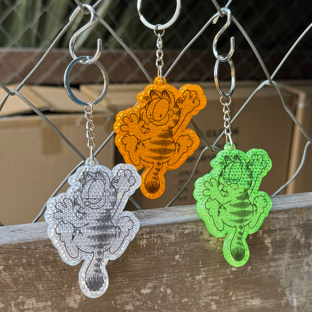 GARFIELD REFLECTOR KEYRING/リフレクターキーリング
