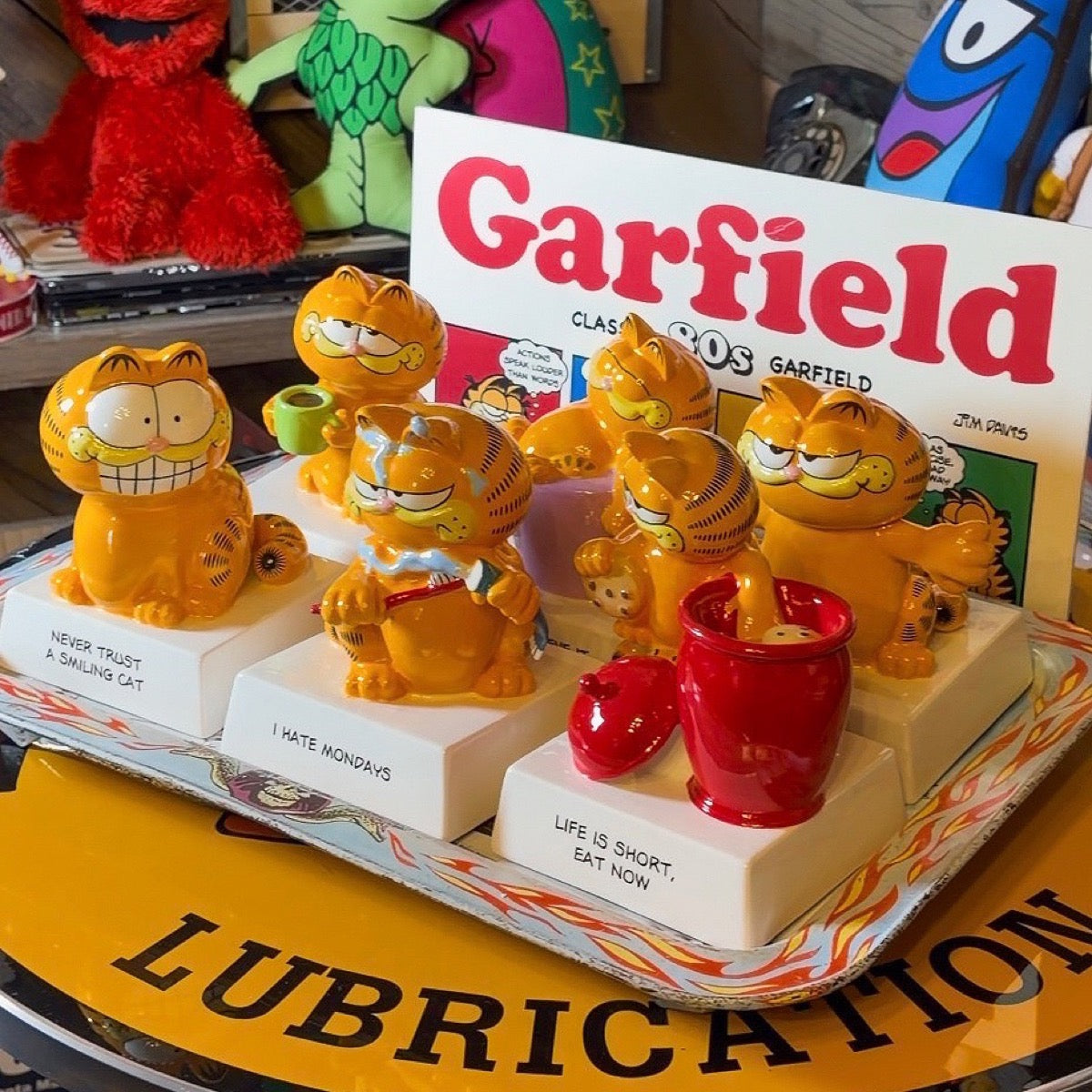 【GARFIELD】 CERAMIC MESSAGE DOLL/【ガーフィールド】 セラミックメッセージドール
