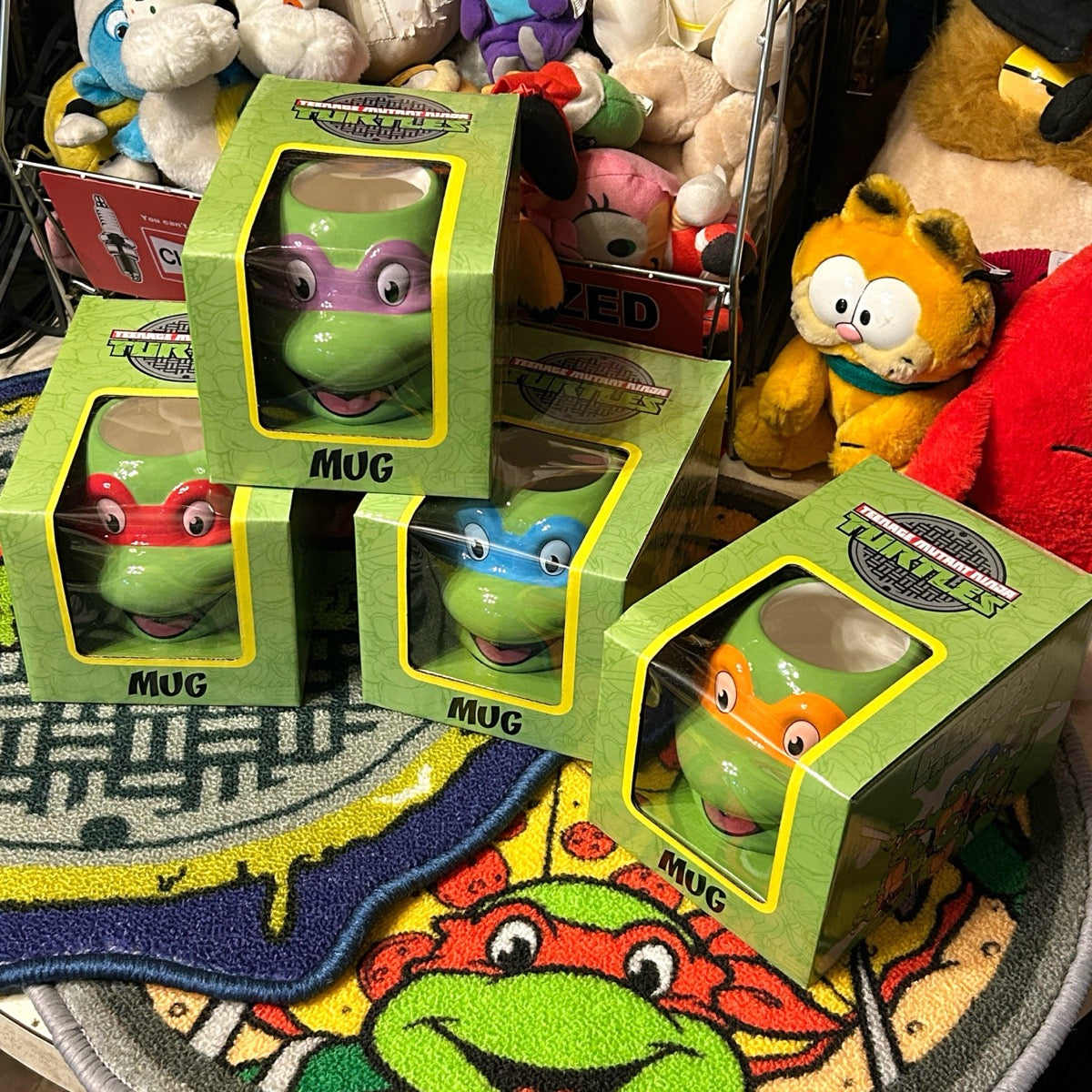 【Mutant Turtles】FACE MUG/【ミュータントタートルズ】 フェイスマグ